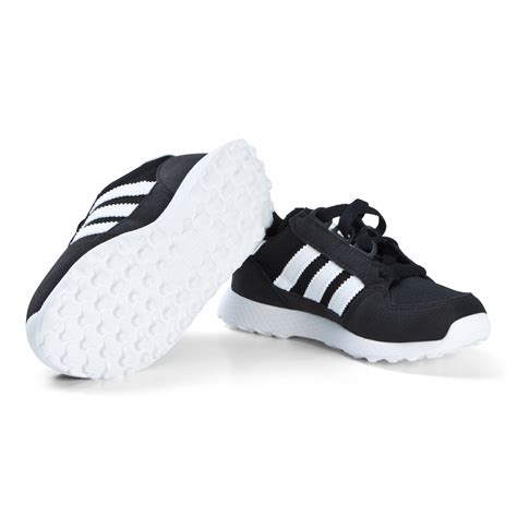 Adidas Black Forest Grove Velcro Kids Trainers Alexandalexa