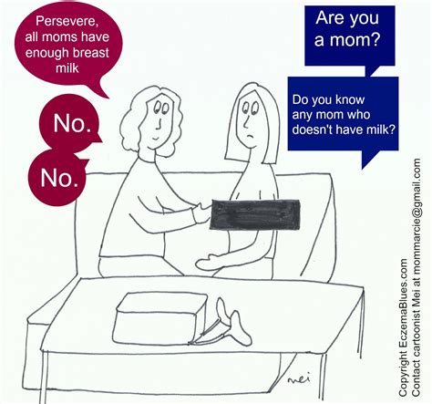 Mom NeedyZz Cartoon Seriously Ms Lactation Consultant Eczema Blues