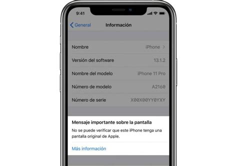 ¿se puede quitar el mensaje de pantalla no original en el iphone