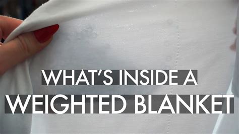 What's Inside a Weighted Blanket? - YouTube