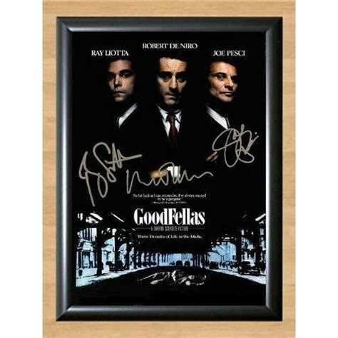 Gangster Henry Hill Goodfellas De Niro Signed Autographed Photo Poster