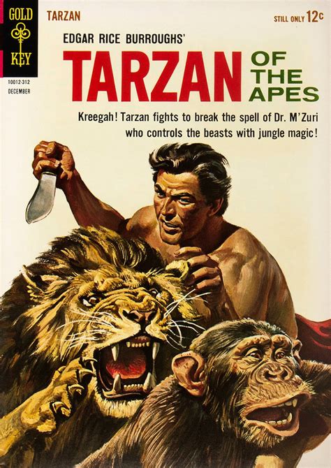 Hakes Tarzan 139 Comic Book Cover Original Art By George Wilson