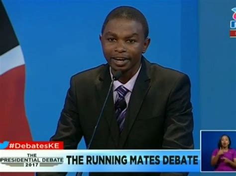 Kenyan Vice Presidential Candidate Debates Himself After 5 Opponents