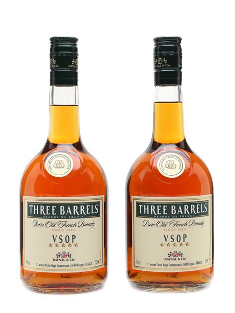 Three Barrels Vsop Brandy Lot 9466 Buysell Spirits Online