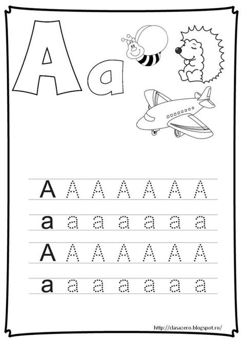 Fise Litere In 2020 Alphabet Preschool Preschool Alphabet