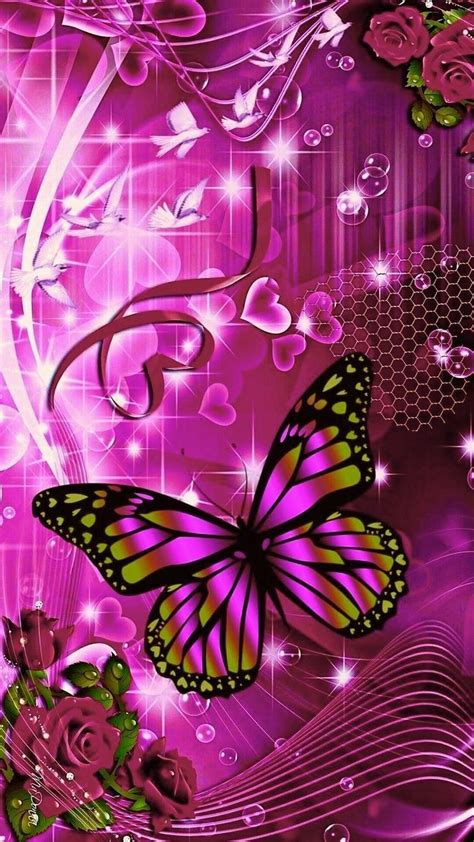 Top Imagen Butterfly With Pink Background Thpthoangvanthu Edu Vn