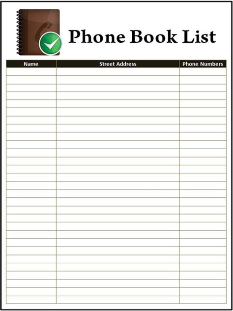 Sorting/ordering can be done alphabetically, reverse alphabetically, by length (size of the element). 7 Best Phone Book Template Printable - printablee.com