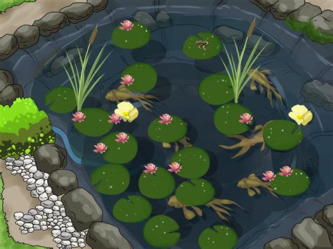 Place the liner over the area, making sure it will reach 15 inches beyond the edge. 3 Ways to Make a Pond - wikiHow