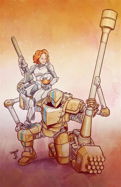 A commission of a Lancer pilot and her Caliban : r/LancerRPG
