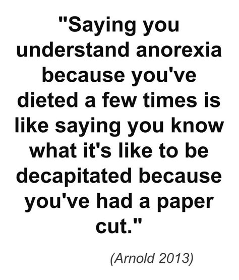 Quotes About Anorexia Nervosa Quotesgram