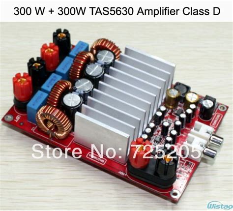 300w 300w tas5630 stereo class d digital amplifier board opa1632 preamp pcba diy free shipping
