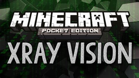 Xray Vision Glitch Minecraft Pocket Edition Youtube