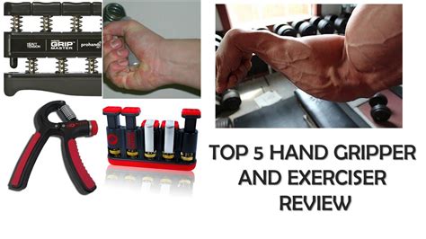 Top Hand Grippers And Exercisers Review YouTube