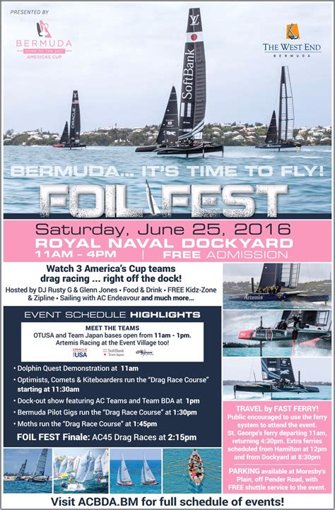 Bermuda To Host Foil Fest On Saturday Forever Bermuda