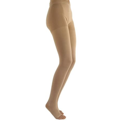 tektrum waist high firm graduated compression pantyhose medical stockings 23 32mmhg for men and