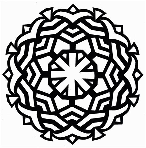 Simple Mandala Coloring Page Coloring Home