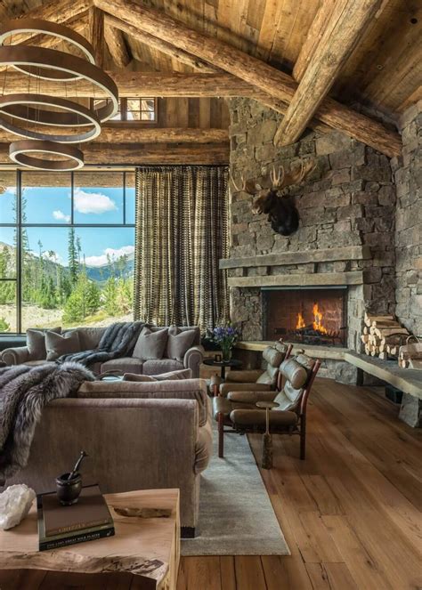 Foxtail House By Pearson Design Group Cabin Great Room Cabin