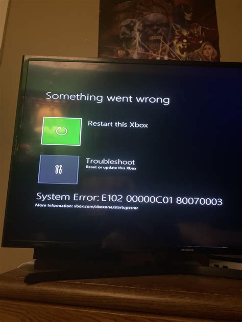 Xbox One X Keeps Saying Diff Error Codes Wont Let Me Factory Reset
