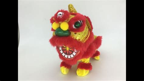 Red Lion Marionette Chinese Electric Battery Marionette Puppet Youtube