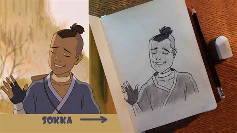 Sokka Sketch Avatar The Last Airbender Sketchbook Youtube
