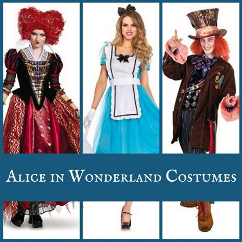 Alice In Wonderland Character Costumes Mad Hatter March Hare White