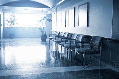 Hysteric glamour x empty r _ _ m. Empty waiting room in modern hospital - Stock Photo - Dissolve