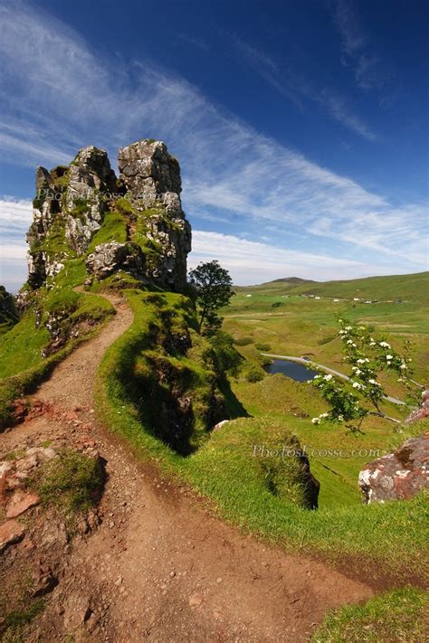 The Fairy Glen Near Uig Is A Delightful Miniature Landscape Of Grassy