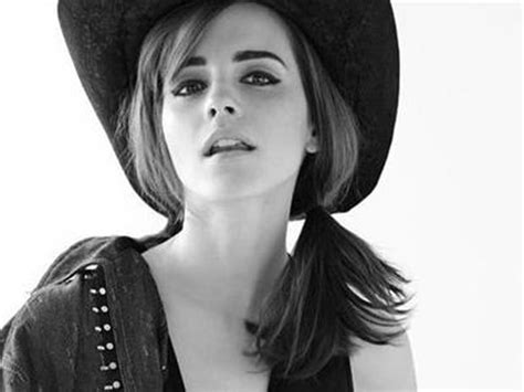 Emma Watson Sexy Cowgirl Dans Elle