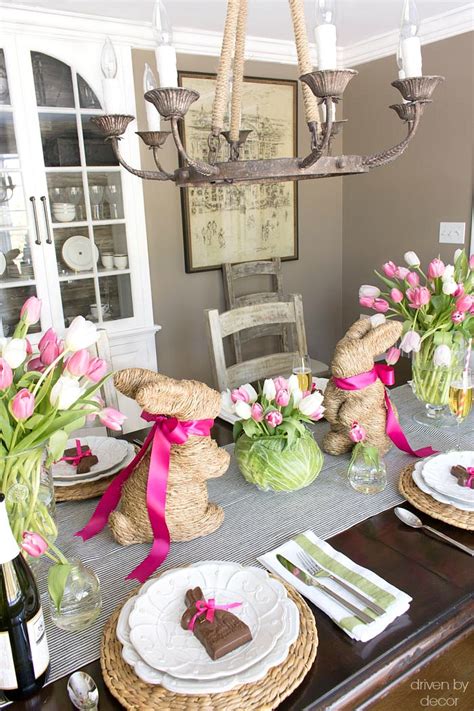 Setting A Simple Easter Table With Decorations You Can Snag At The