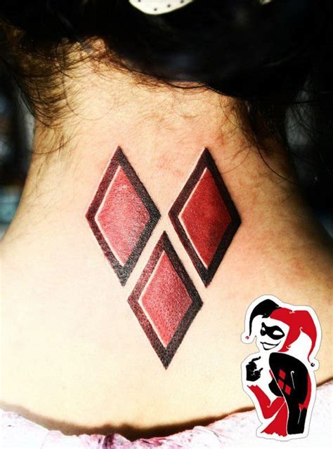 Harley Quinn Diamond Tattoo