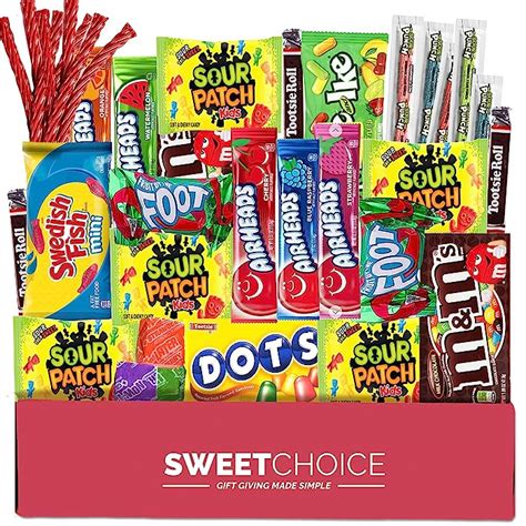 Buy Bite Sized Candy T Box Care Package 50 Count A Sampler Of