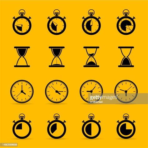 Sand Clock Logo Stock Fotos Und Bilder Getty Images
