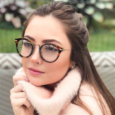 Peekaboo Leopard Glasses Frames For Women Retro Fashion Eyeglasses Optical Half Metal Frame