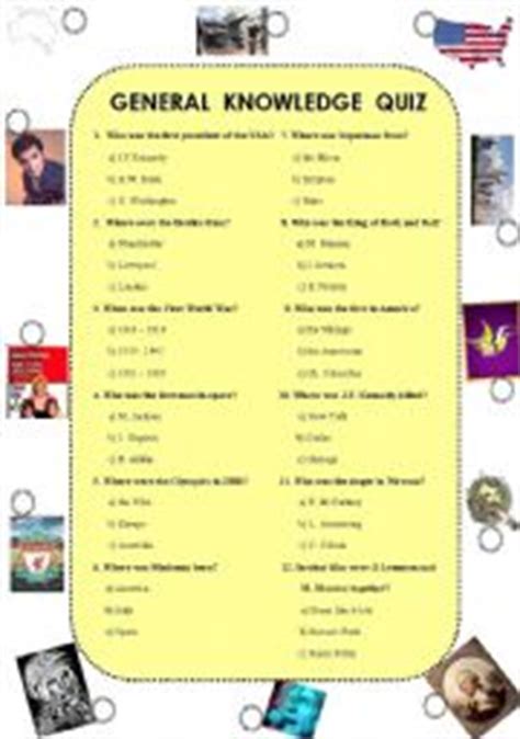 General knowledge is one of the fastest changing subject as the pace of development is very quick, and a knowledge can become stale with in a short period. General Knowledge Quiz For Class 4 With Answers - junior ...
