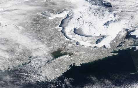Satellite Images Show The Chilling Effect Of Back To Back Snowstorms