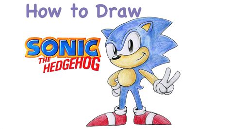 How To Draw Sonic How To Draw Sonic The Hedgehog Drawing Sonic Images