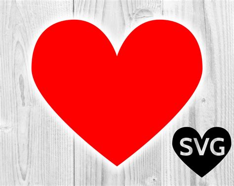 Heart SVG File Cricut Heart SVG Cut File Heart Clipart Etsy Canada