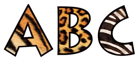 Free Printable Letters In Animal Print Clipart Best Clipart Best