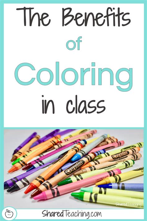 Classroom Coloring Benefits - Convince admin students need coloring