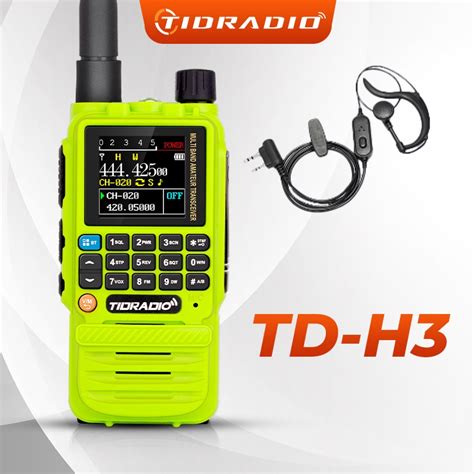 COD TIDRADIO TD H3 Two Way Radio USB C Programming Charging Walkie Talkies 199 Channel