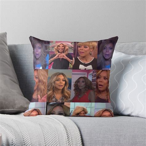 Wendy Williams Meme Throw Pillow By Jimmydarling Redbubble