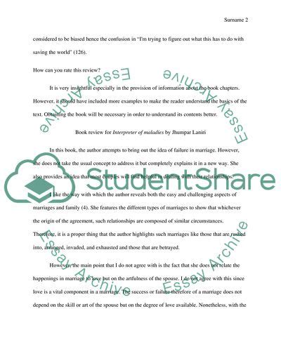 Story Review Book Report Example Topics And Well Written Essays