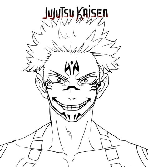 Sukuna Para Colorir Sukuna Jujutsu Kaisen Em Desenhos Photo Mee Porn Sex Picture