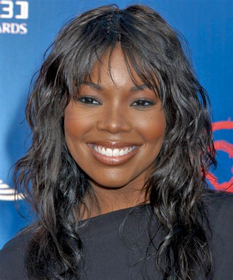 Gabrielle Union Long Wavy Black Hairstyle Hairstyles