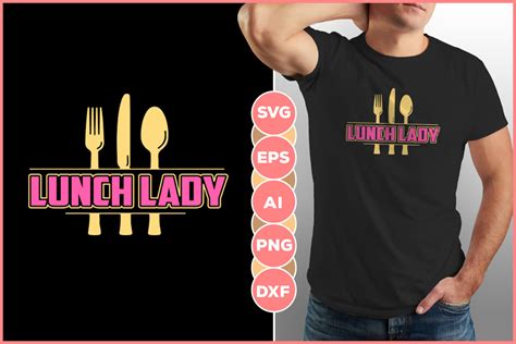 Lunch Lady Graphic By Infinitygraph · Creative Fabrica