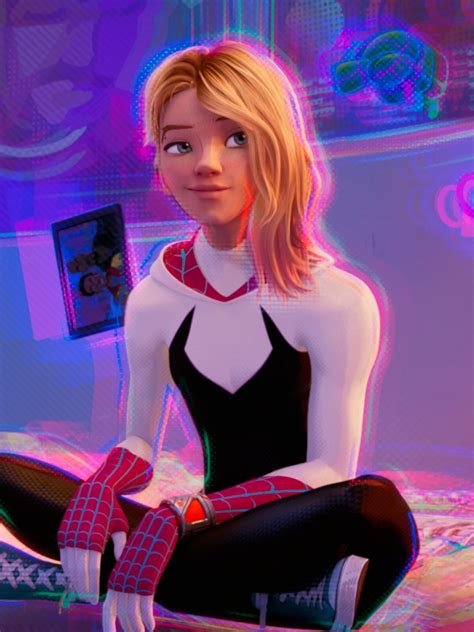 2048x2732 resolution gwen stacy in spider man across the spider verse 2048x2732 resolution