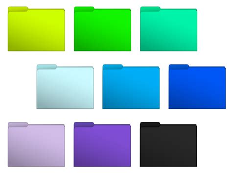 14 Mac Colored Folder Icons Images Color Folder Icons