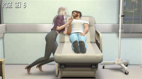 Sweetsorrowsims The Sims 4 Custom Content Hospital Visits Pose Pack