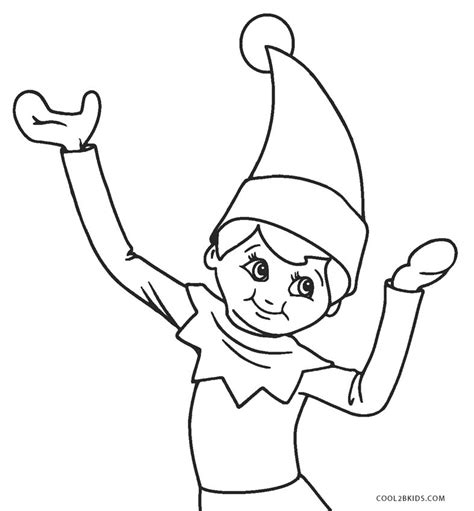 Elves Coloring Pages To Print Coloring Pages