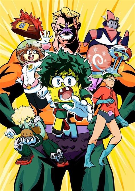 Anime fans will love, color, and will show off your unique style! My Sponge Hero Academia : BokuNoMetaAcademia | My hero ...